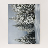Puzzle Glace et neige | Pine Woodland, Autriche (Vertical)