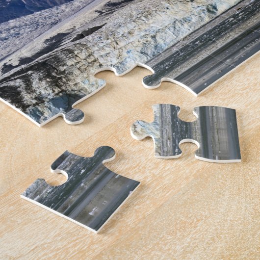 Puzzle Glacier de Harvard dans le fjord d'université, (Côté)