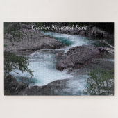 Puzzle Glacier National Park Courving Stream Photo (Horizontal)