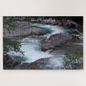 Puzzle Glacier National Park Courving Stream Photo (Horizontal)