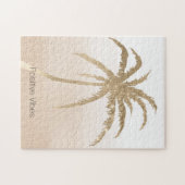 Puzzle Glam Gold Tropical Palm ombre (Horizontal)