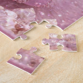 Puzzle Glamorous Princess Cat Using Pink Telephone        (Côté)