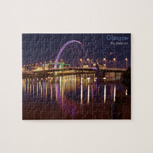 Puzzle Glasgow Clyde Arc la nuit (Horizontal)