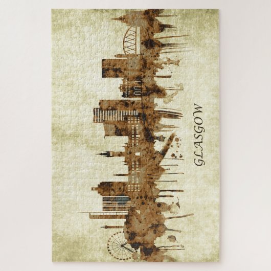 Puzzle Glasgow Scotland Cityscape (Vertical)