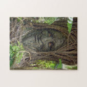 Puzzle, glimlende boom legpuzzel (Horizontaal)