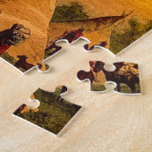 Puzzle Glissière de lanterne magique vintage d'Indiens (Côté)