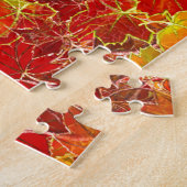 Puzzle Glittery Fall Maple Feuilles (Côté)