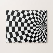 Puzzle Globe À damiers noir/blanc Thunder_Cove (Horizontal)