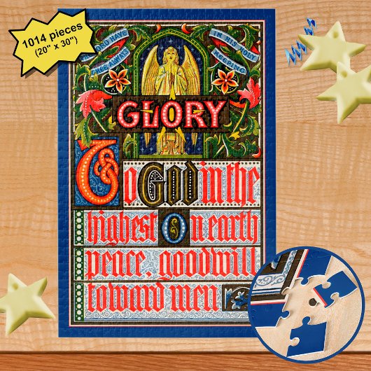 Puzzle Gloire à Dieu au plus haut...