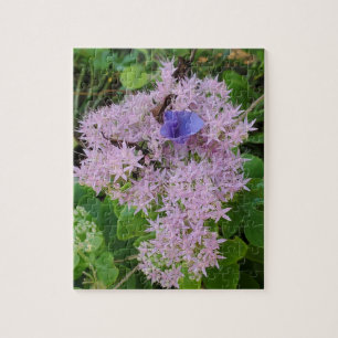 Puzzle Glorieuse du matin parmi les fleurs roses