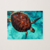 Puzzle Glorieuse tortue de mer (Horizontal)