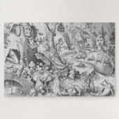 Puzzle Gluttony (Gula), Les Sept Péchés Mortels (Horizontal)