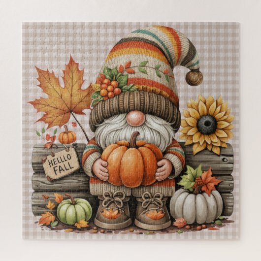 Puzzle Gnome Automne (Vertical)