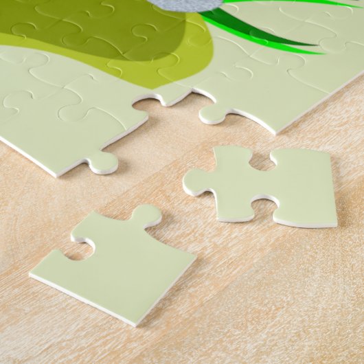 Puzzle Gnome & Bird Bath (Côté)