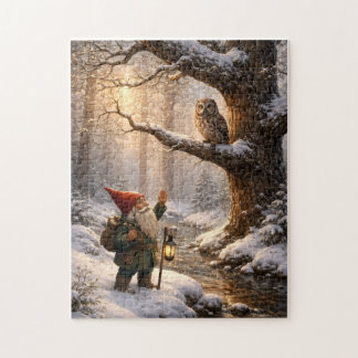 Puzzle Gnome et la chouette