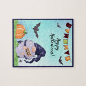 Puzzle Gnome Happy Halloween (Horizontal)