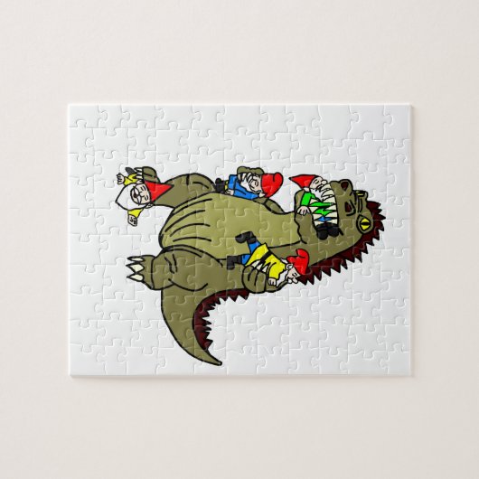 Puzzle Gnome mangeant le monstre (Horizontal)