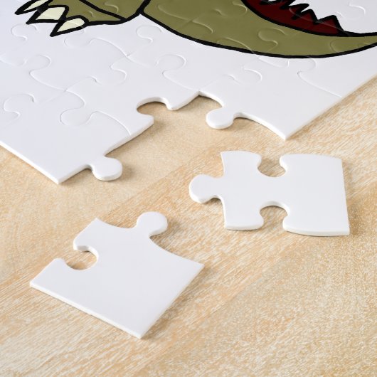 Puzzle Gnome mangeant le monstre (Côté)