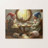 Puzzle Gnome Tea Party (Horizontal)