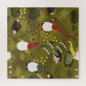 Puzzle Gnomes de jardin : Faune de flore humoristique. (Horizontal)