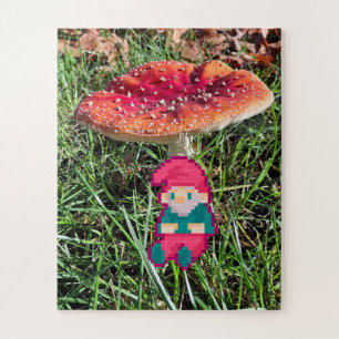 Puzzle Gnoom, mushrome, Pixelart, Pixel Art