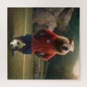 Puzzle "Goal-Scoring Capybara : The Ultimate Soccer Star (Horizontal)