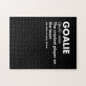 Puzzle Goalie Goalkeeper Définition Football Hockey (Horizontal)