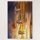 Puzzle Godwits à queue noire (Vertical)