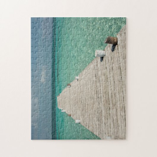 Puzzle Goff Caye, une île populaire de Barrio Reef (Vertical)