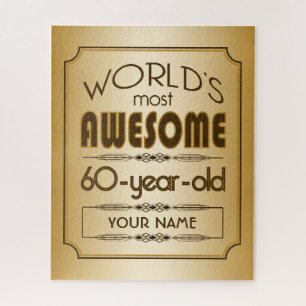 Puzzle Gold 60th Anniversaire Célébration Monde meilleur