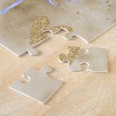 Puzzle Gold Aqua Purple Parties scintillant Sparkle (Côté)