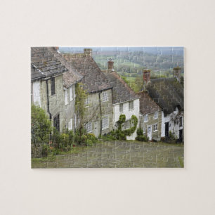Puzzle Gold Hill, Shaftesbury, Dorset, Angleterre, Royaum