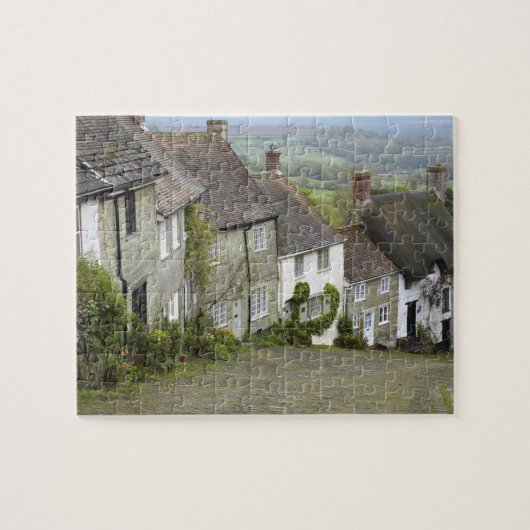 Puzzle Gold Hill, Shaftesbury, Dorset, Angleterre, United (Horizontal)