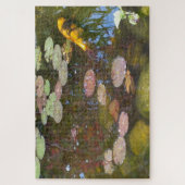Puzzle Gold Koi dans l'étang Lily (Vertical)