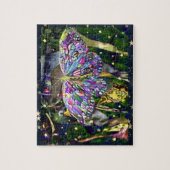 Puzzle Gold Leaf  Butterfly (Vertical)