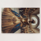 Puzzle Gold Princess Steampunk Victorian Industrial (Horizontal)