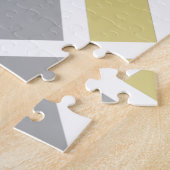 Puzzle Gold Silver Bronze Metal Hues (Côté)