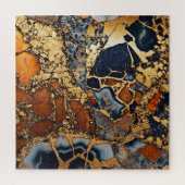 Puzzle Gold Vein Agate (Vertical)