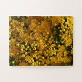 Puzzle Golden Bloom Wall | Yellow Chrysanthemum (Horizontal)