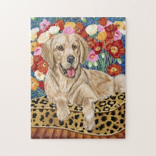 Puzzle Golden Boy Retriever (Vertical)