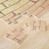 Puzzle Golden Brick Wall – Symmetrical Architectural Patt (Côté)