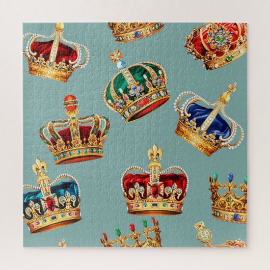 Puzzle Golden Crown Baroque Mode Texture (Vertical)