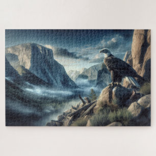 Puzzle Golden Eagle Lookout, réaliste, pic rocheux