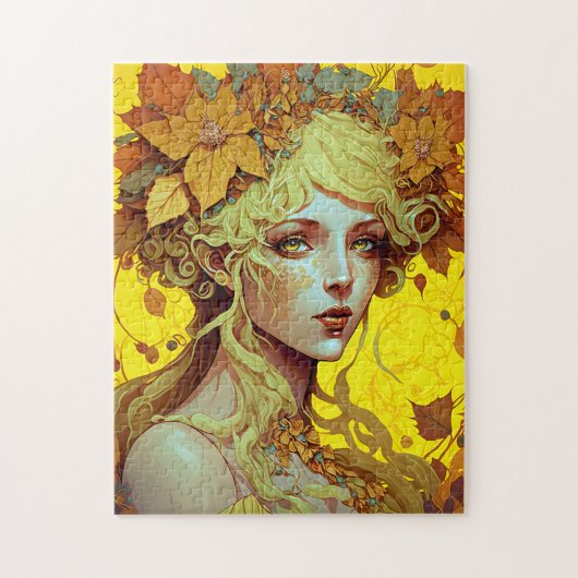Puzzle Golden Elf Fairy Fae Imaginaire Art (Vertical)