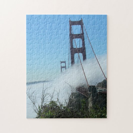 Puzzle - Golden Gate Bridge in mist Legpuzzel (Verticaal)