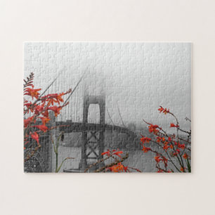 Puzzle Golden gate bridge noir et blanc