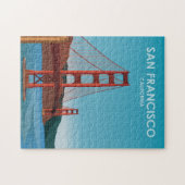 Puzzle Golden Gate Bridge San Francisco Vintage voyage (Horizontal)