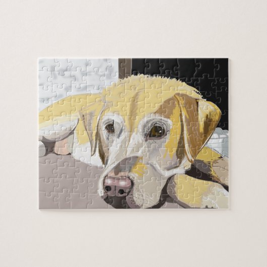 Puzzle Golden Labrador (Horizontal)