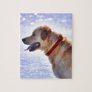 Puzzle Golden Labrador Retriever Dog-lover Cadeau