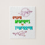 Puzzle Golden Memories Of Tomorrow blossoms Moon Sakura<br><div class="desc">Golden Memories Of Tomorrow blossoms Moon Sakura. Happy New Year t-shirts, Chinese New Year tees, Cherry Blossom Tops, January Sweatshirts, Germany mugs, Moon hoodies, Christmas socks, and Birthdays. Puzzle, 8" x 10", 110 pieces. The Colorful designer-fitting outfits are for Festival lovers, Thanksgiving lovers, New Year, Chinese New Year, Cherry Blossom...</div>